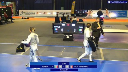 CdM FD St Maur - T64 RAPAUD (FRA) vs ERBA (ITA)