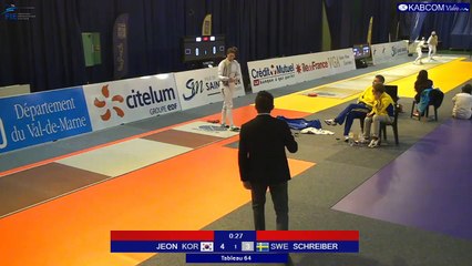 CdM FD St Maur - T64 JEON (KOR) vs SCHREIBER (SWE)