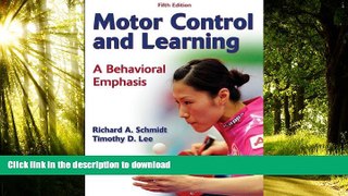 Read book  Motor Control and Learning: A Behavioral Emphasis