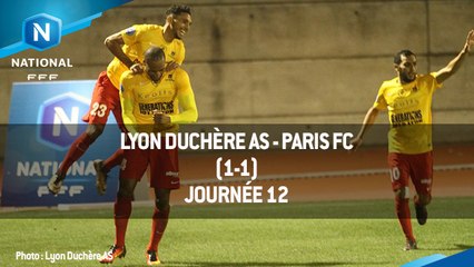 J12 : Lyon Duchère AS - Paris FC (1-1), le résumé