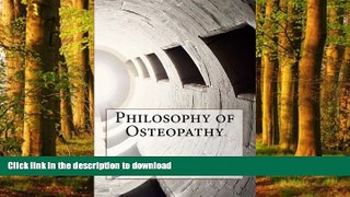 Best books  Philosophy of Osteopathy online