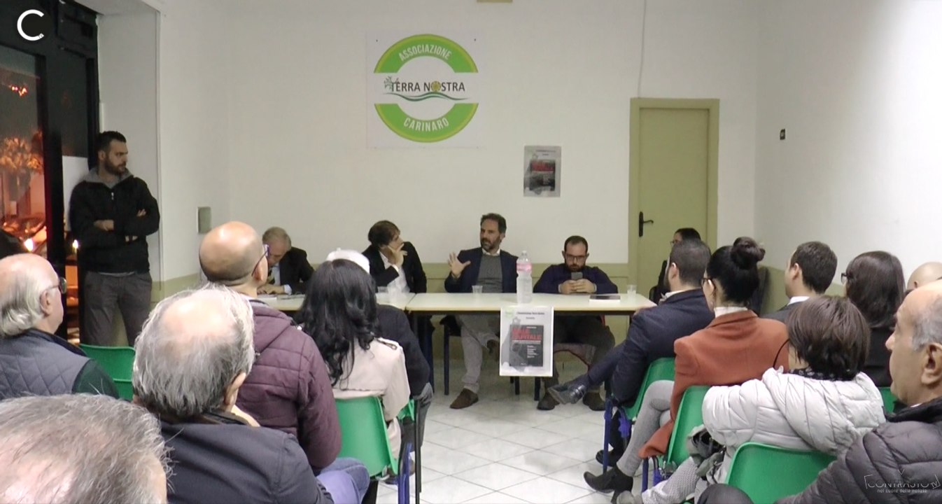 Carinaro (CE) - Catello Maresca ha presentato il libro "Male Capitale" nell'associazione "Terra Nostra" (03.11.16)