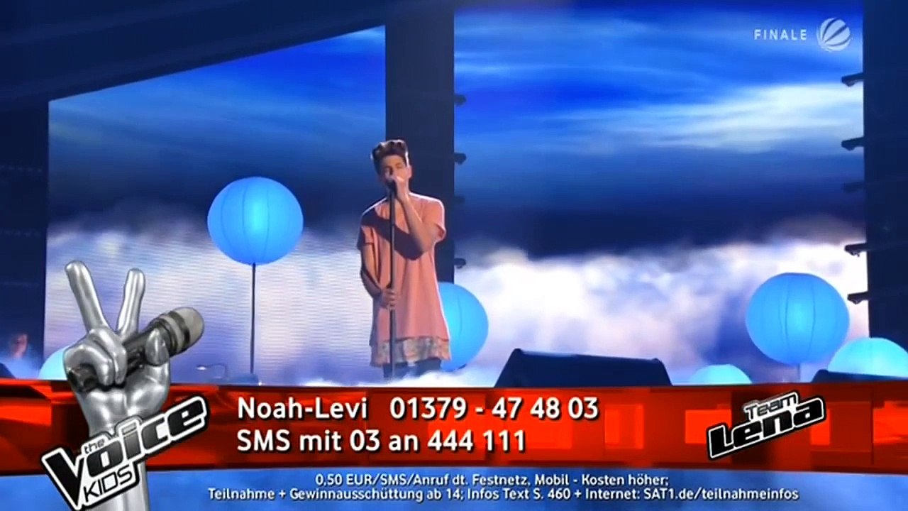 Team Lena I See Fire - Ed Sheeran (Noah Levi)   Finale   The Voice Kids 2015   SAT.1