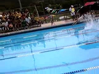 Démonstration papillon contre crawl Bédarieux 19 Aout 2007