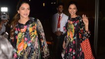 First Look Deepika Padukone Leaves For MTV EMA 2016