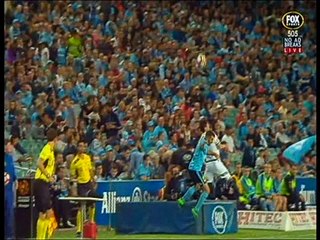 Michael Zullo Headbutts A Table - Sydney Fc Vs Melbourne Victory 0-1  05-11-2016 (FULL HD)