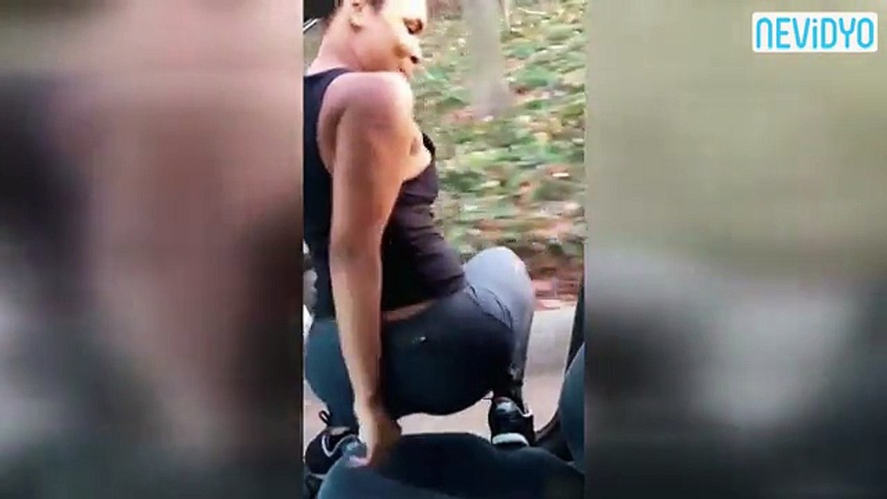 Dans ederken arabadan düştü!