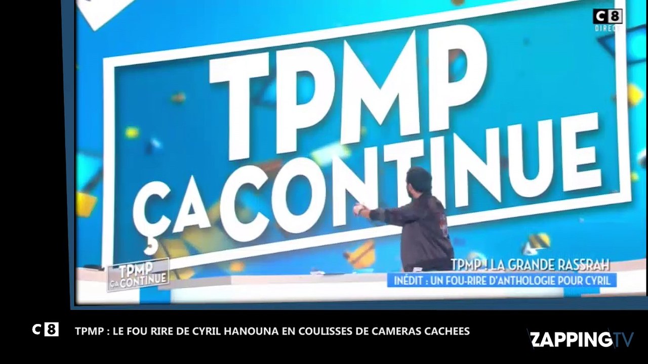 TPMP : Coulisses de caméras cachées, le fou rire de Cyril Hanouna (vidéo)