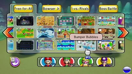 Mario Party 9 - Bumper Bubbles ~ Free for All