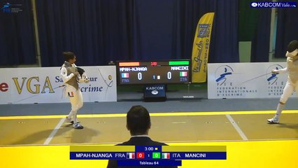 CdM FD St Maur - T64 MPAH-NJANGA (FRA) vs MANCINI (ITA)
