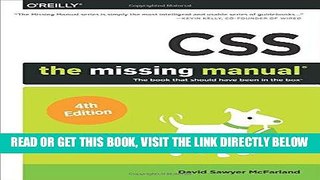 [EBOOK] DOWNLOAD CSS: The Missing Manual READ NOW