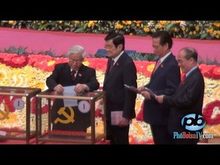 Tường thuật từ hội trường Đại Hội 12 ĐCSVN: Bỏ phiếu bầu BCH TW Khóa 12