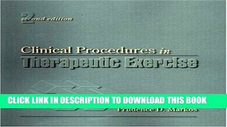 [READ] EBOOK Clinical Procedures in Therapeutic Exercise (2nd Edition) ONLINE COLLECTION