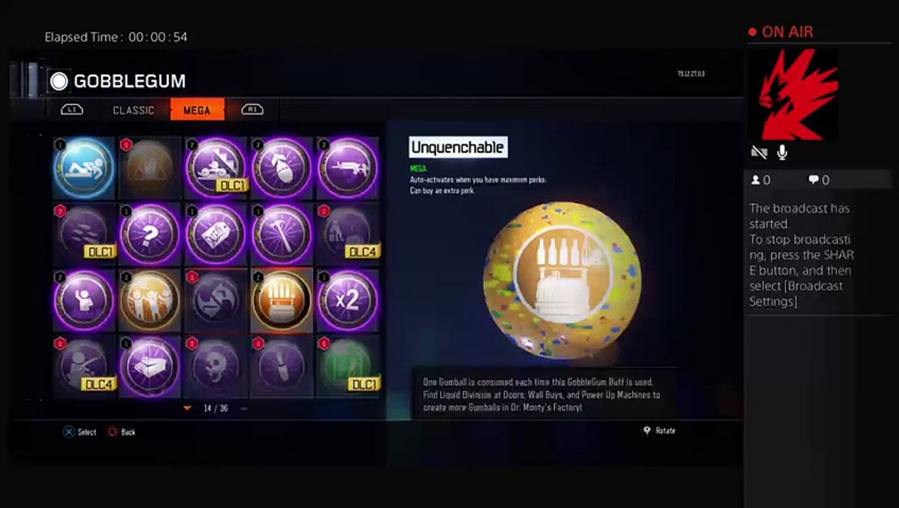 Hippedjewel14's Live PS4 Broadcast