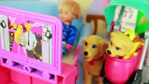 Barbie DOG POOP DOLL   Puppy JAIL Frozen Kids Toby Dog Sitting Toy FREAKS Chelsea KidKraft Dollhouse