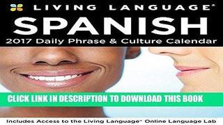 Best Seller Living Language: Spanish 2017 Day-to-Day Calendar Free Read