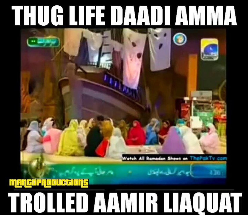 Satke Howe B*rwa, Dadi Ne Aamir Liaquat Ke Show Main Khari Khari Suna DI