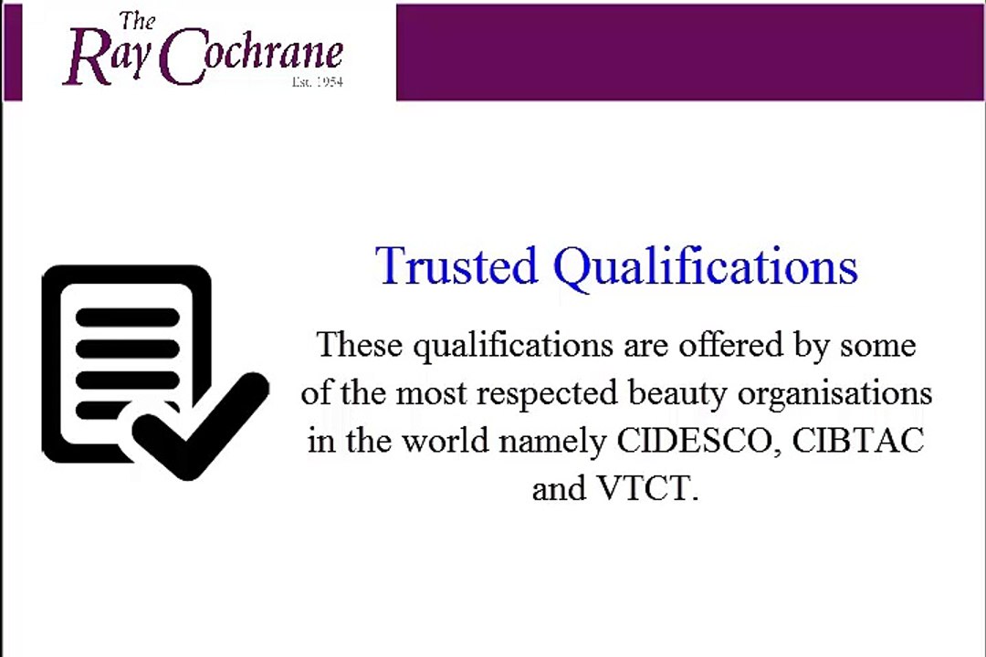Beauty Therapy Courses by Ray Cochrane Beauty School