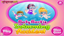  Baby Barbie Swimming Accident - Barbie Games for Girls  #Kidsgames #Barbiegames