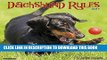 Best Seller Dachshund Rules 2017 Wall Calendar (Dog Breed Calendars) Free Download