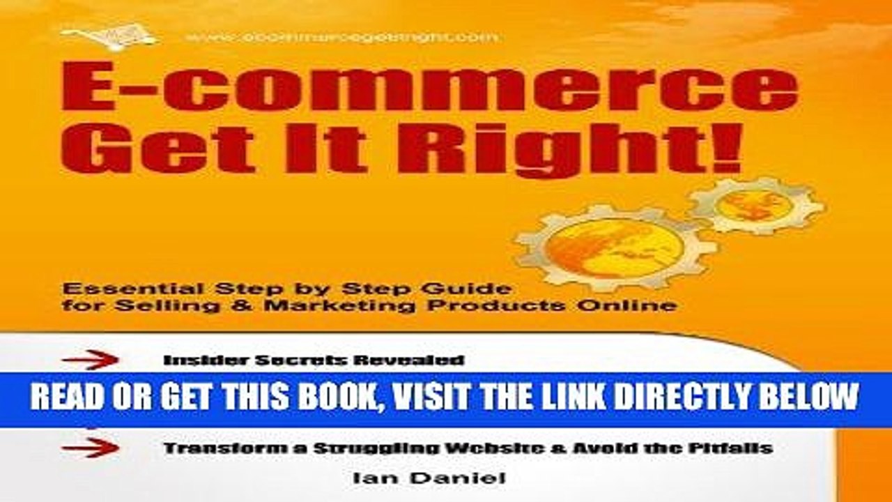 [PDF] E-commerce Get It Right! Step by Step E-commerce Guide for Selling   Marketing Products