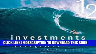 [Free Read] Investments: Analysis and Management, 12th Edition Free Online