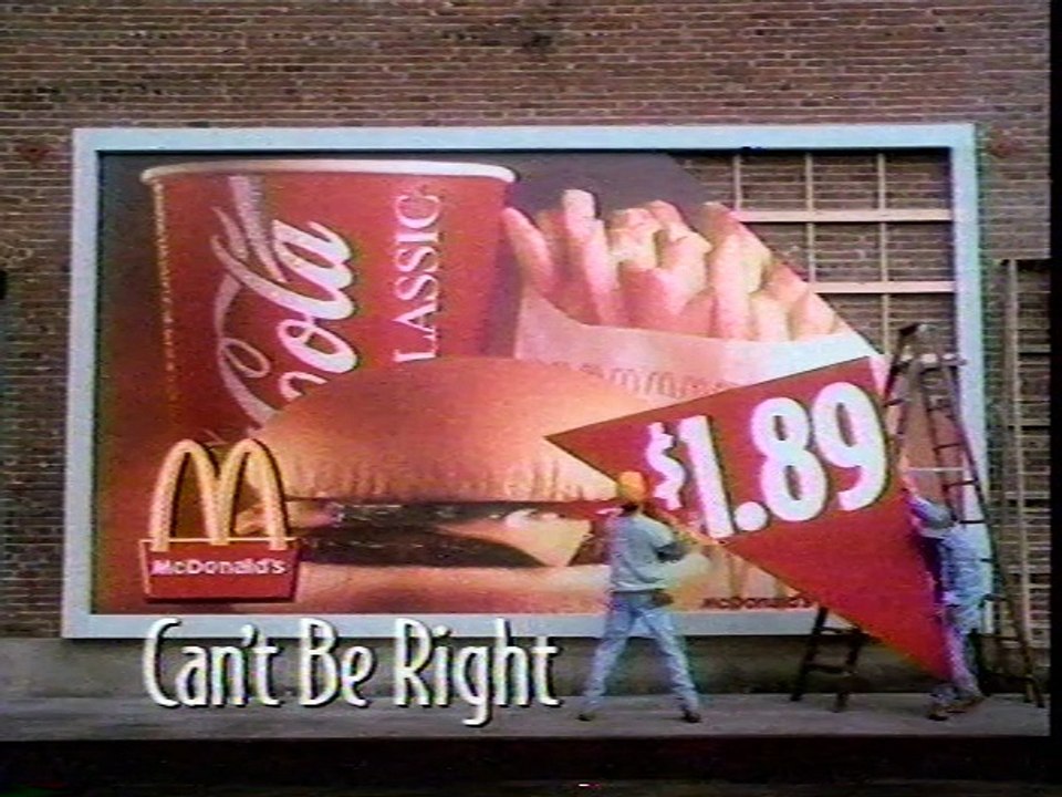 McDonald's: "The All-American Meal" ad (1994)