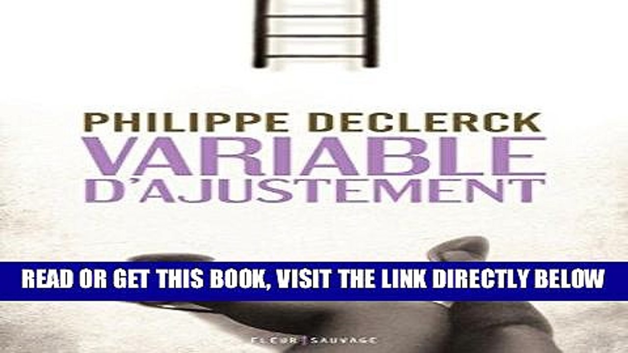 [PDF] Variable d ajustement (French Edition) Full Collection
