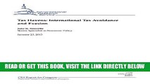 [PDF] Tax Havens: International Tax Avoidance and Evasion Full Online