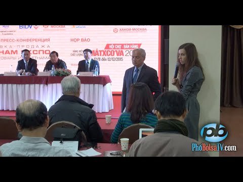 Họp báo giới thiệu Hội chợ : “Hàng VN chất lượng cao Mátxcơva 2015”