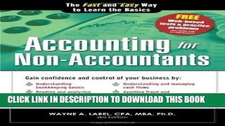 Best Seller Accounting for Non-Accountants, 3E: The Fast and Easy Way to Learn the Basics (Quick