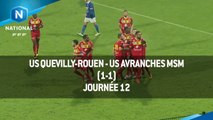 J12 : US Quevilly-Rouen - US Avranches MSM (1-1), le résumé