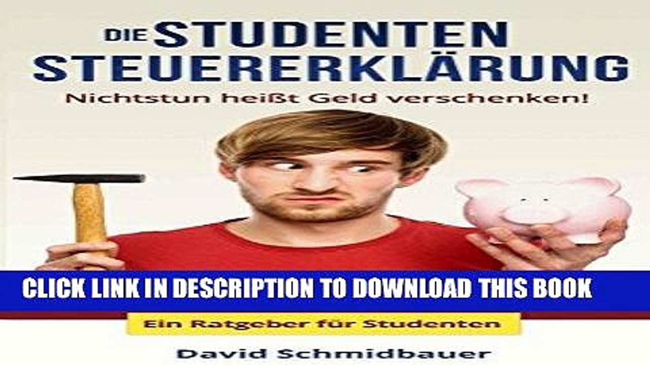 [PDF] Die StudentensteuererklÃ¤rung - Nichtstun heiÃŸt Geld verschenken (ein Steuerratgeber fÃ¼r