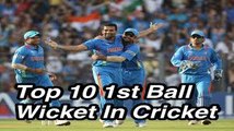Top 10 Best First Ball Wickets In Cricket History