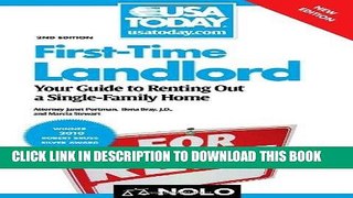 Ebook First-Time Landlord: Your Guide to Renting Out a Single-Family Home Free Read