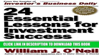 Ebook 24 Essential Lessons for Investment Success: Learn the Most Important Investment Techniques