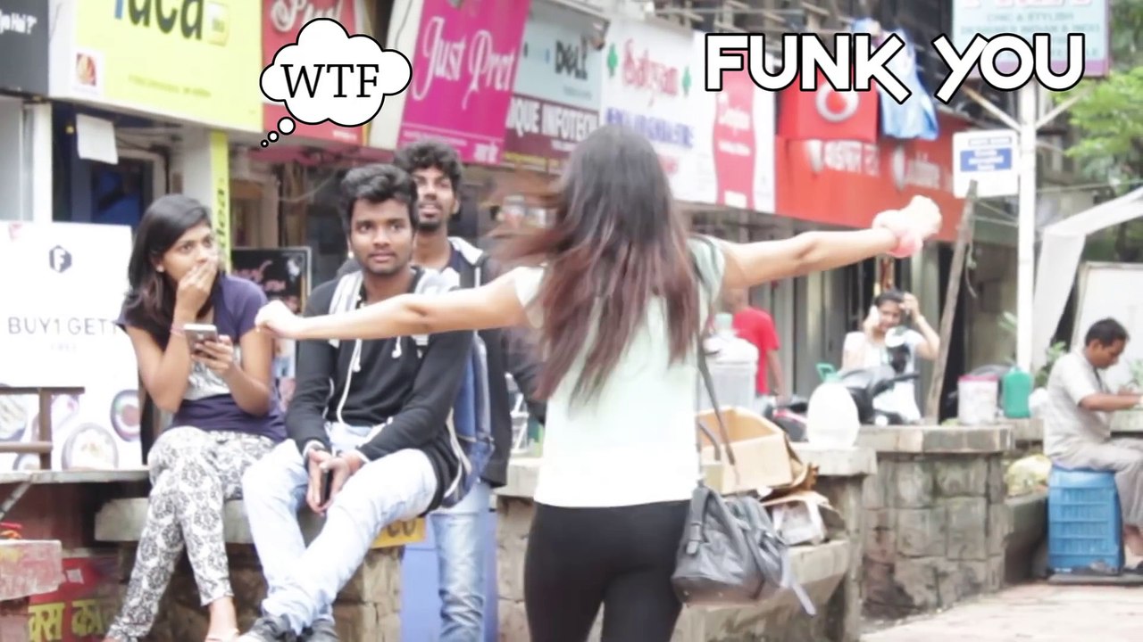 Girl giving a Hug Prank by Funk You