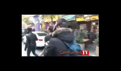 Şişli'de polisten göstericilere küfür eşliğinde kıyasıya dayak