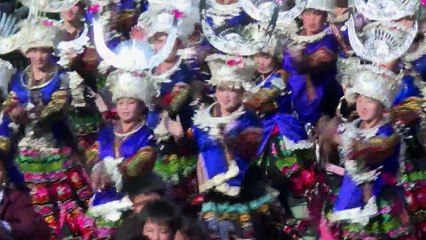 Chine: la minorité Miao fête son nouvel an