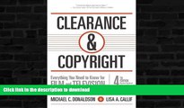 READ BOOK  Clearance   Copyright, 4th Edition: Everything You Need to Know for Film and