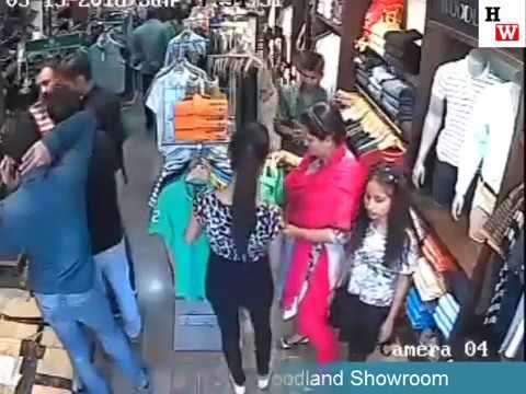 Female shoplifters at a Shimla Mall Road showroom caught on CCTV.