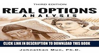 [Ebook] Real Options Analysis (Third Edition): Tools and Techniques for Valuing Strategic