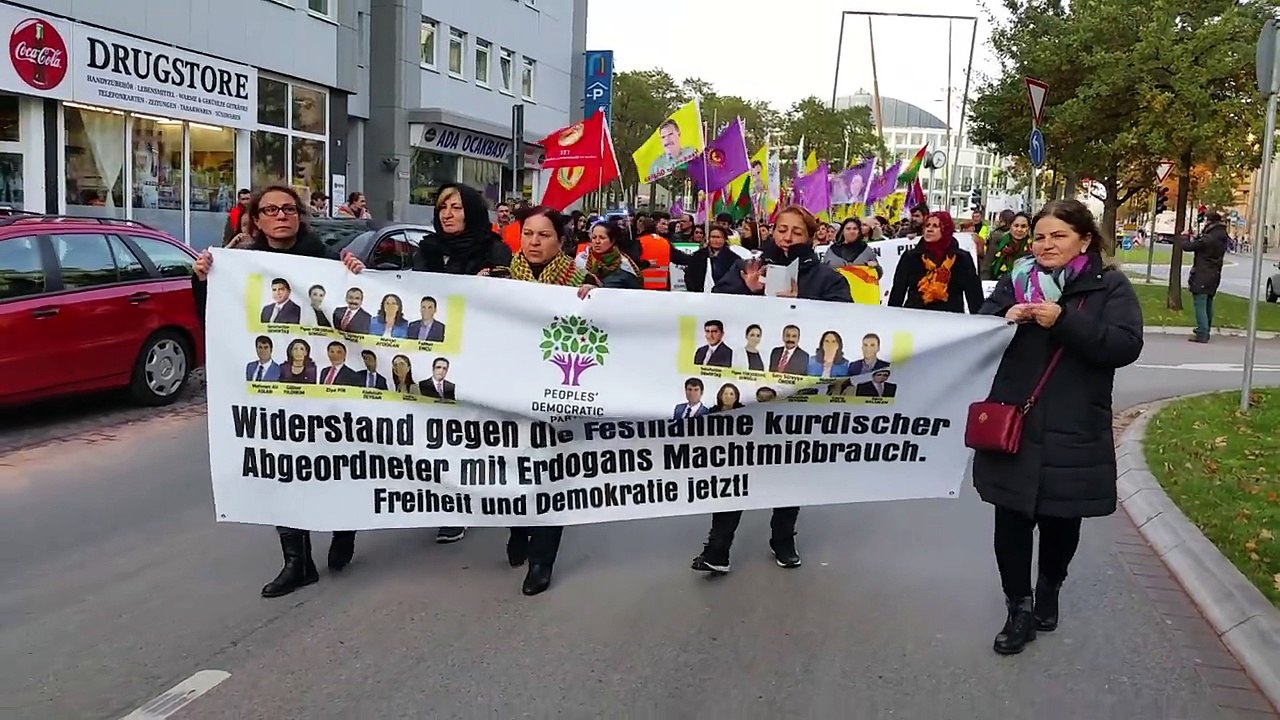 Bielefeld- Germany, Demonstration in solidarity with HDP - 2016-11-05