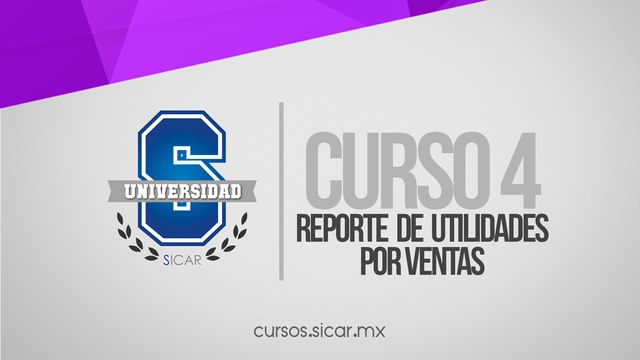 Reporte de Utilidades por Ventas (SICAR Versión 2.2)