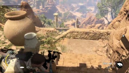 MSG killing German & Italian troops (mostly grapeshots) on Sniper Elite III (54)