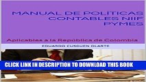 Best Seller MANUAL DE POLÃ�TICAS CONTABLES NIIF PYMES: Aplicables a la RepÃºblica de Colombia
