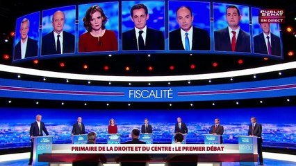1er débat Primaire Les républicains (LR) 3 octobre 2016 . TF1