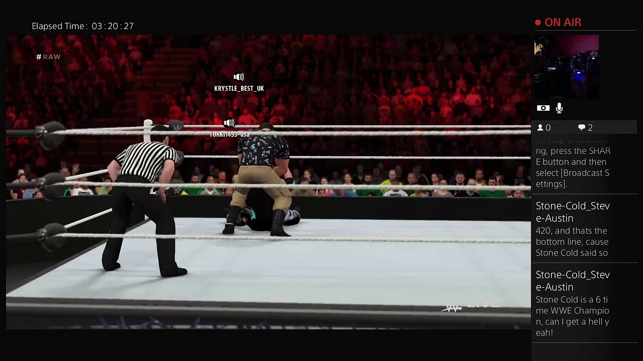 Wwf 16 live on ps4 pro 4k (60)
