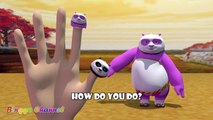 Po Kung Fu Panda Finger Family | Nursery Rhymes | 3D Animation In HD From Binggo Channel