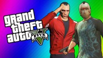 GTA 5 Online Funny Moments - Imaginary Posters & Animation Glitch! (Action Freeze Glitch)